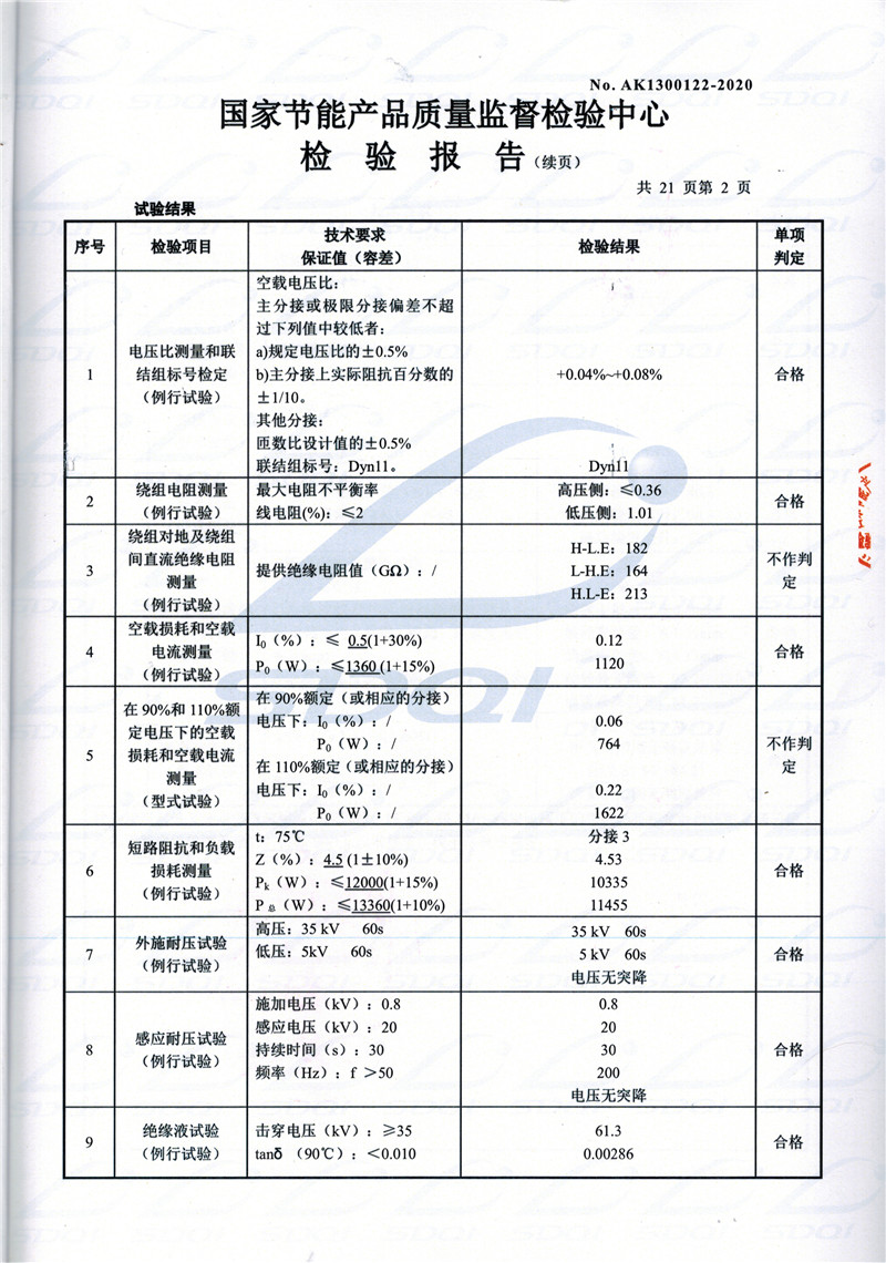 高低压试验报告-S11-1250佛坪佛坪佛坪油浸式变压器-2.jpg